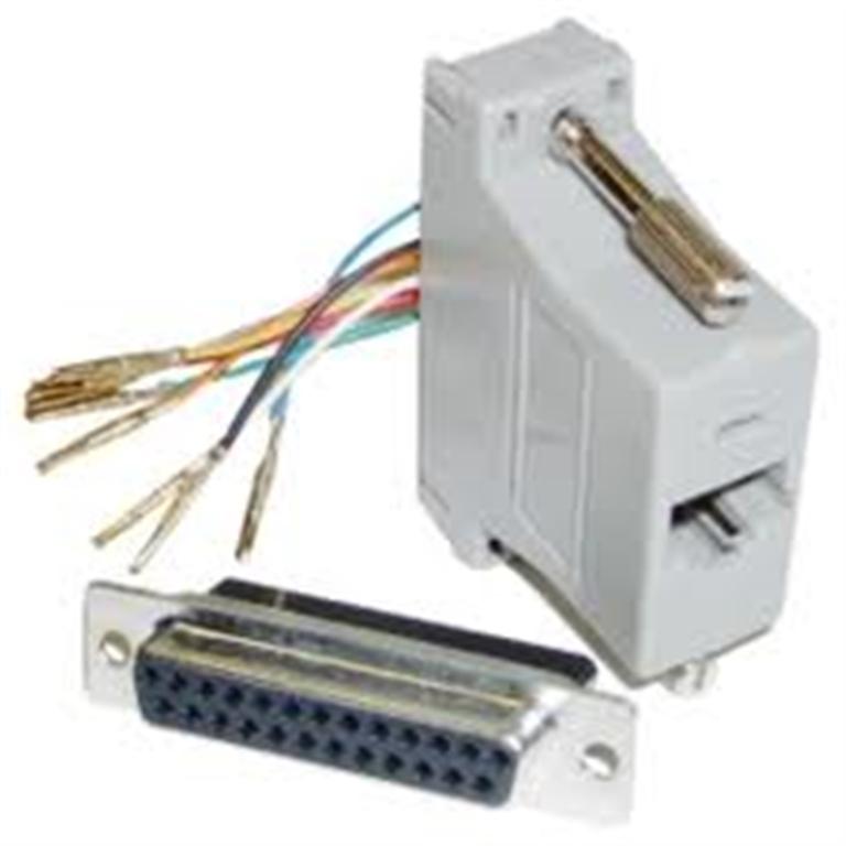 ADAPTADOR DB25 / RJ45