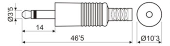 JACK MACHO ESTEREO 3.5MM