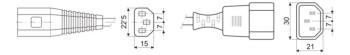 CABLE PROLONGACION IEC-320