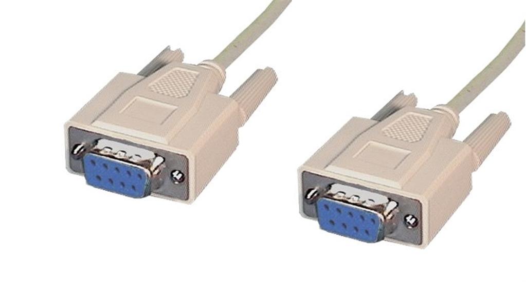 CABLE RS232 CRUZADO HEMBRA / HEMBRA