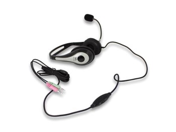 EWENT AURICULARES CON MICRÓFONO