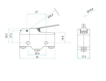 EMAS MICRORRUPTOR PALANCA 10A 440V