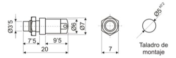 PULSADOR SUBMIATURA OFF-ON