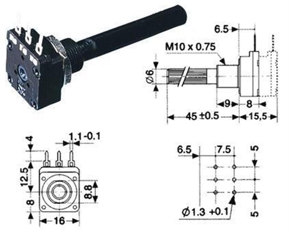 POTENCIOMETRO 220OHM