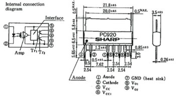 SHARP CIRCUITO INTEGRADO