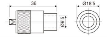 CONECTOR UHF RG11 - RG213